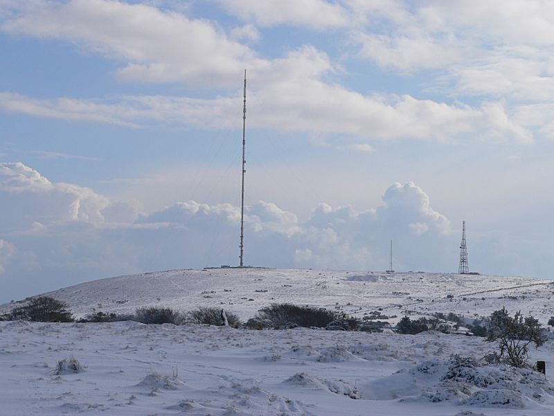 Caradon Hill in Winter