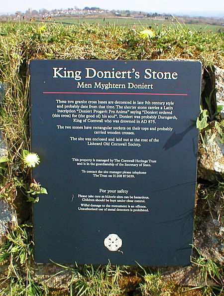 King Doniert's Stone Sign