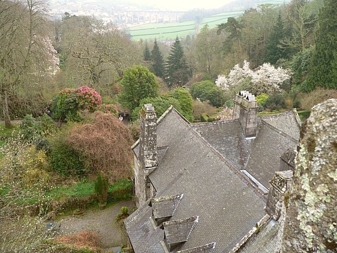 Cotehele house View from Tower