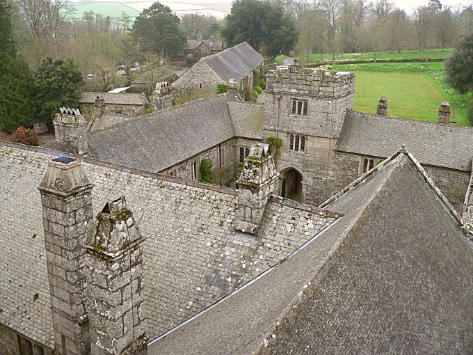 Cotehele House from the ower
