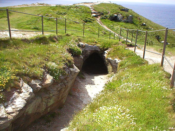 Tintagel Castle Cave