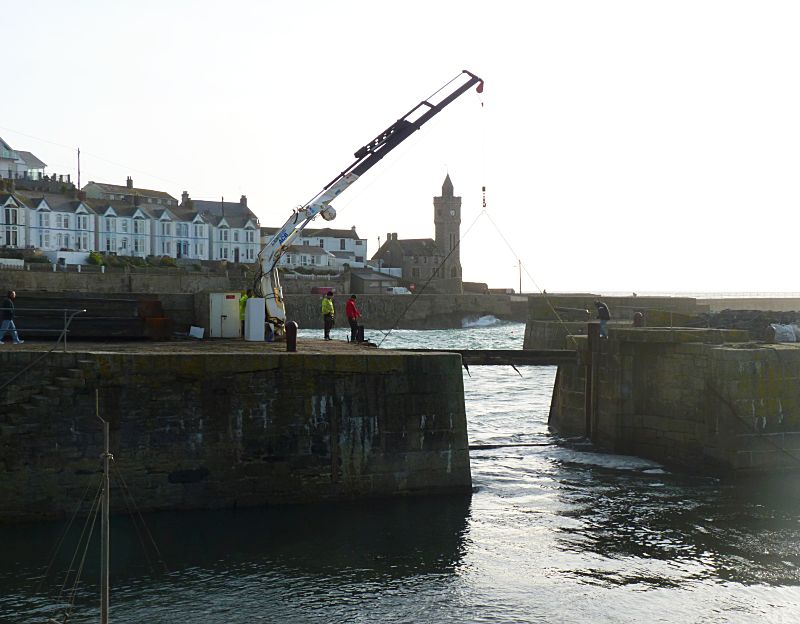 Porthleven Storm Barrier Fitting