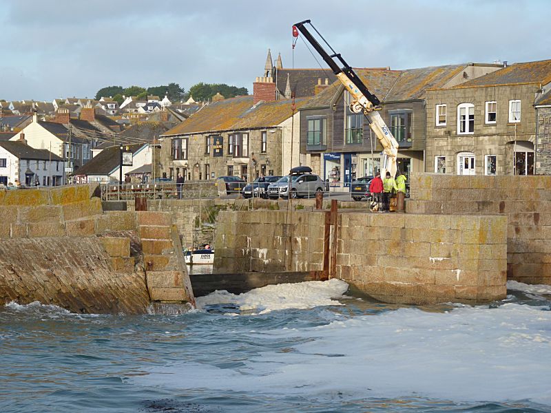 Porthleven Storm Barrier Fitting