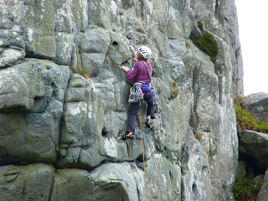 Rock Cimbing at Roche Rock