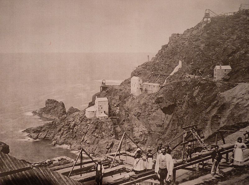 Botallack Mine Old Photo