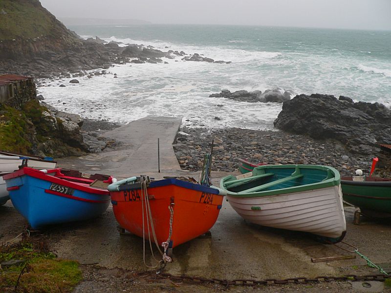 Cape Cornwall Priest's Cove Boats