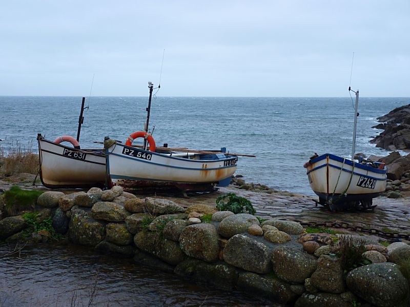 Penberth Cove Boats