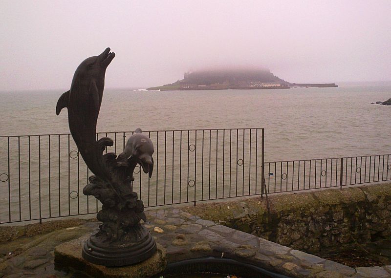 St Michael's Mount Fog