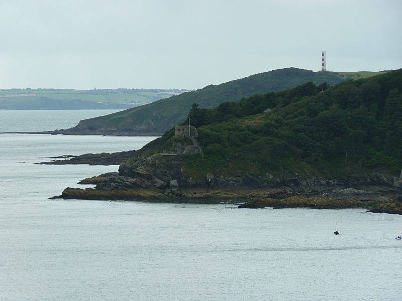 Fowey Harbour St Catherine's Castle and Gribben