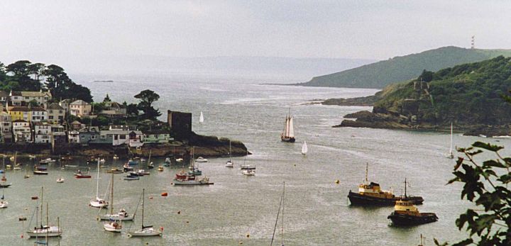 Fowey Harbour Scanned Print