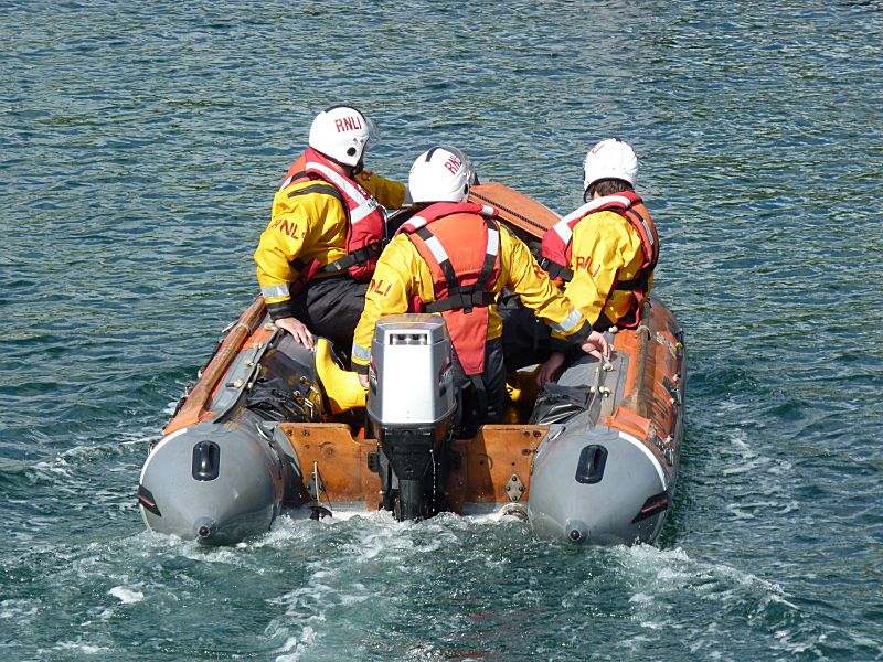 Fowey Lifeboat Training Boat