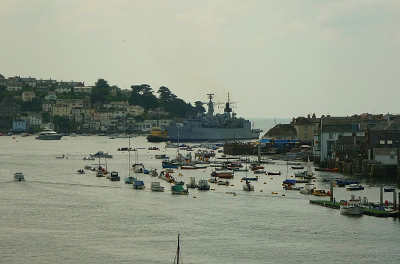 Fowey Shipping HMS Cornwall