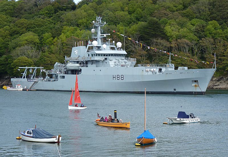Fowey Shipping HMS Enterprise