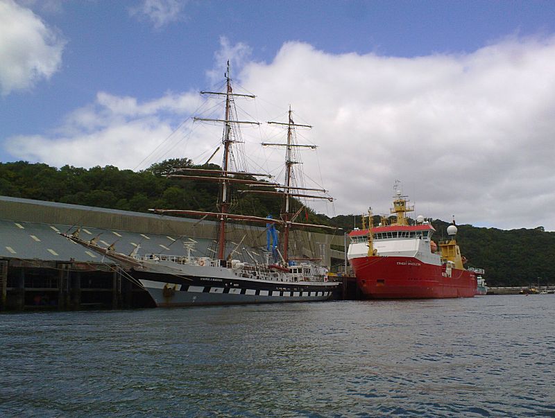 Fowey Shipping Ernest Shackleton