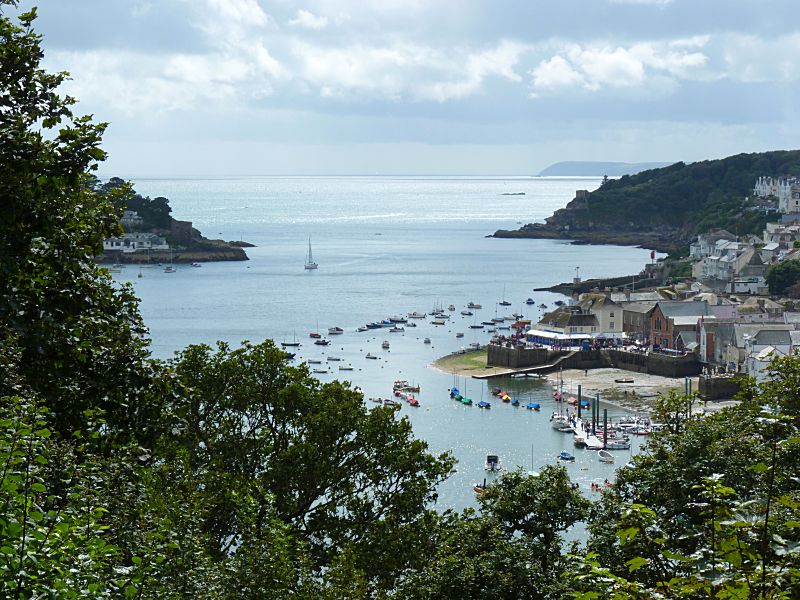 Fowey from Hall Walk