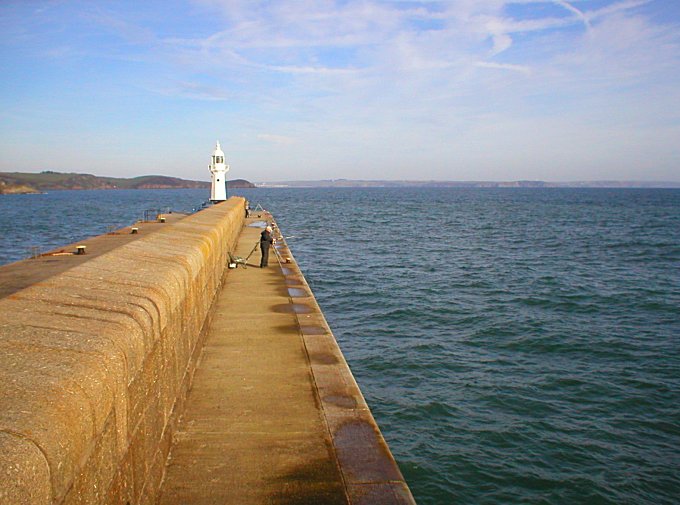 Mevagissey View out of Harbour