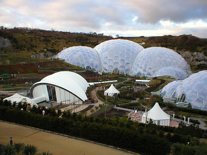 Eden Project at Night