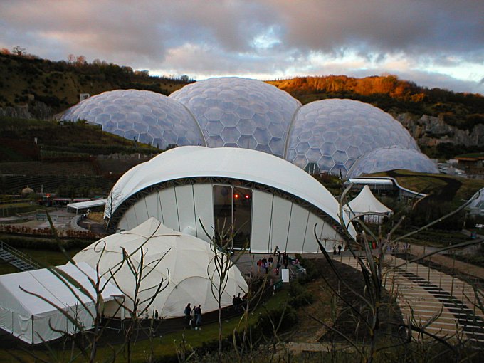 Eden Project at Night