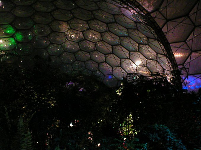 Eden Project at Night