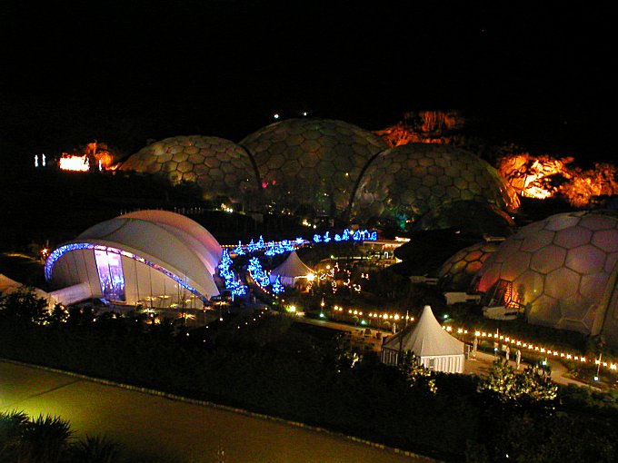 Eden Project at Night