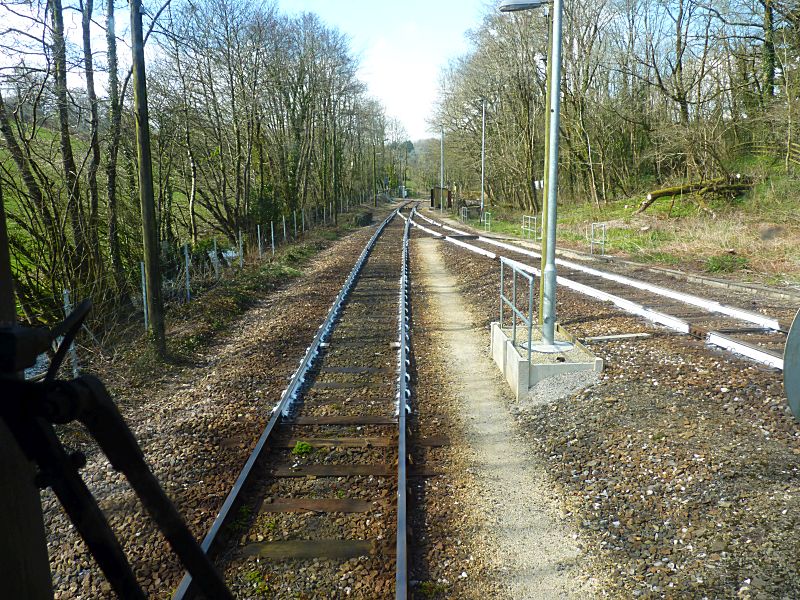 Looe Valley Line Coombe Junction from Cab