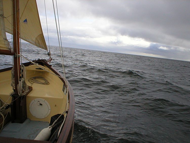 Clovelly Picarooner Winnow at Sea