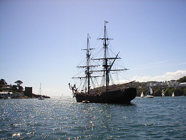 Phoenix in Fowey Harbour