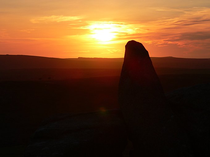 Sunset over Bodmin Moor