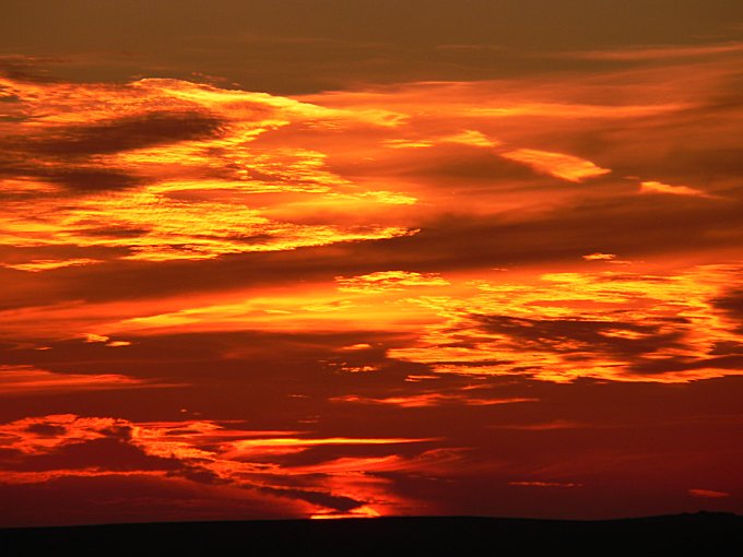 Sunset over Bodmin Moor