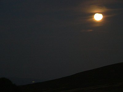 Moon over Bodmin Moor